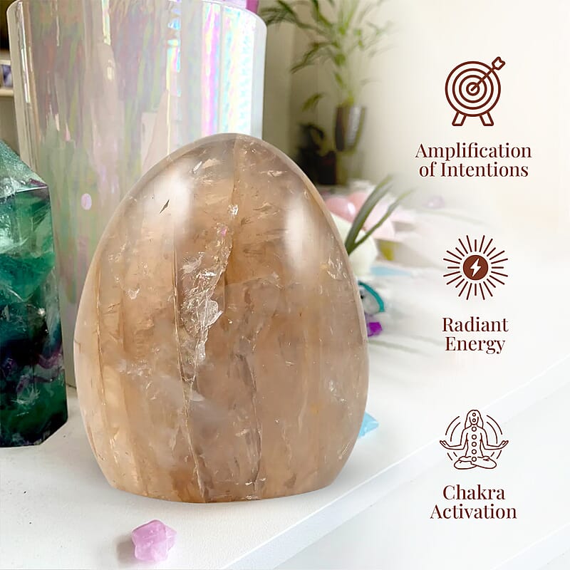 Golden Healing Quartz -S Approx. 2850ctw , Home Décor , Table Décor , Living Room Décor , Decoration Items , Gift Item