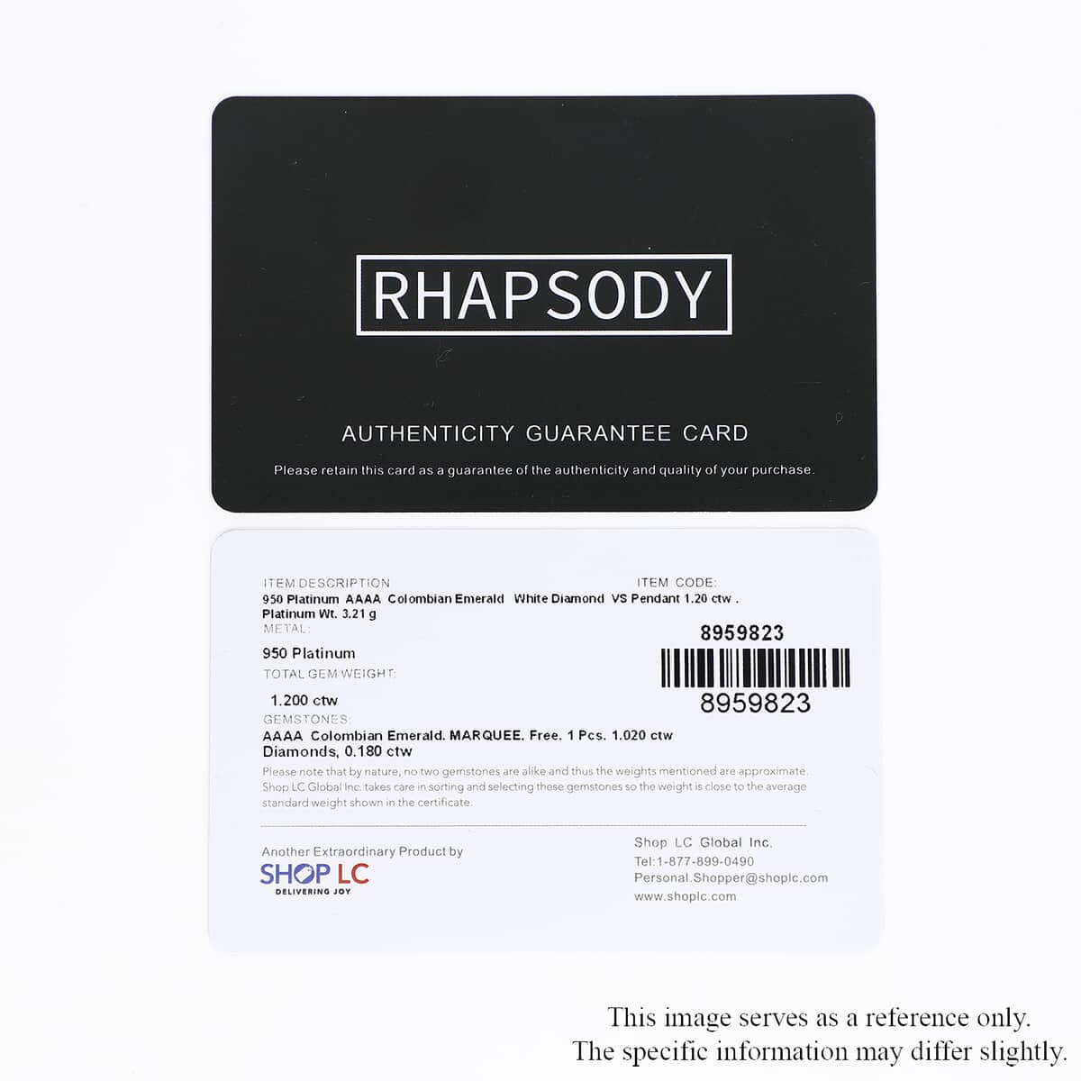 Certified & Appraised Rhapsody 950 Platinum AAAA Boyaca Colombian Emerald and E-F VS Diamond Halo Pendant 1.20 ctw image number 5