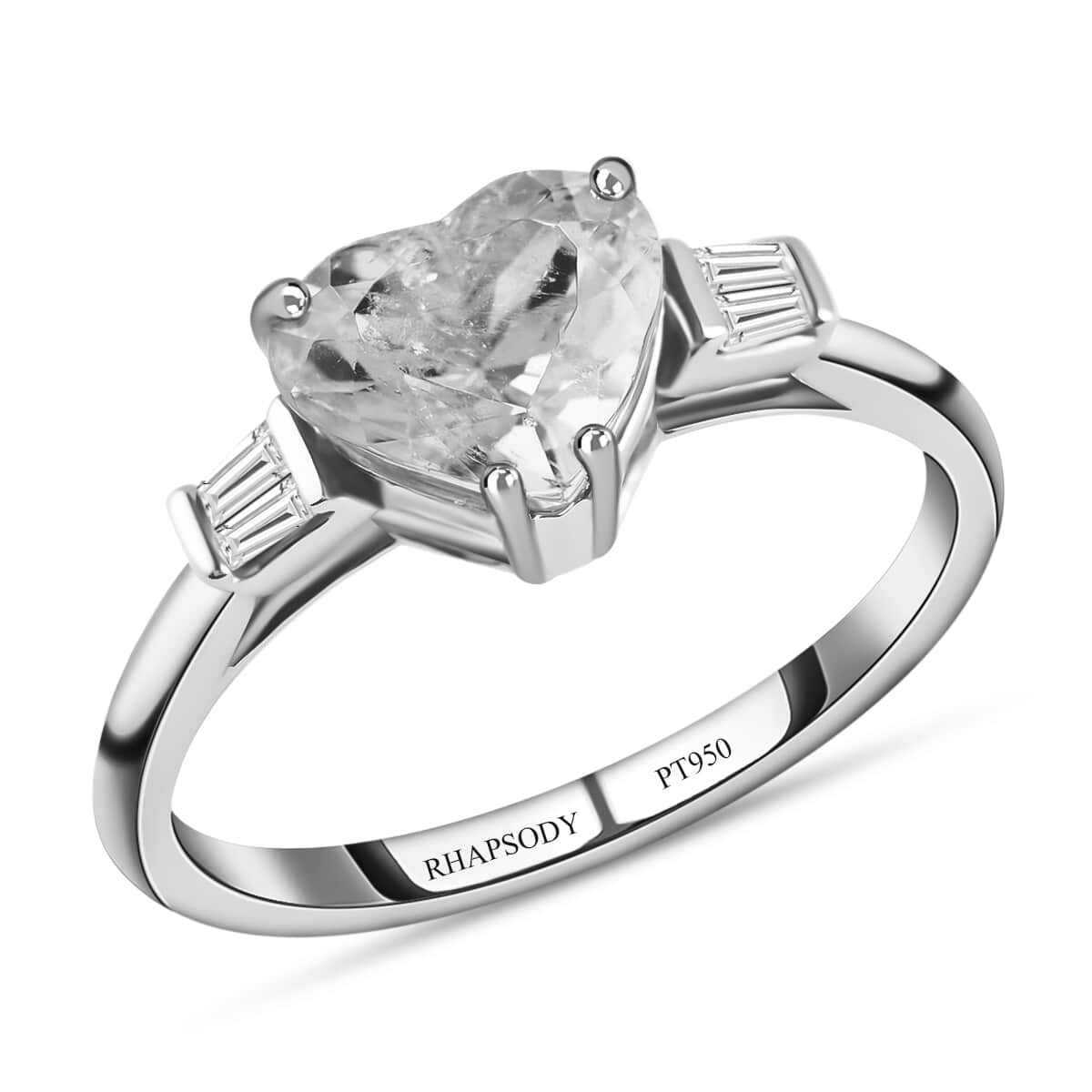 Certified Rhapsody 950 Platinum AAAA Boyaca Colombian Emerald and E-F VS Diamond Ring (Size 6.0) 1.80 ctw image number 0