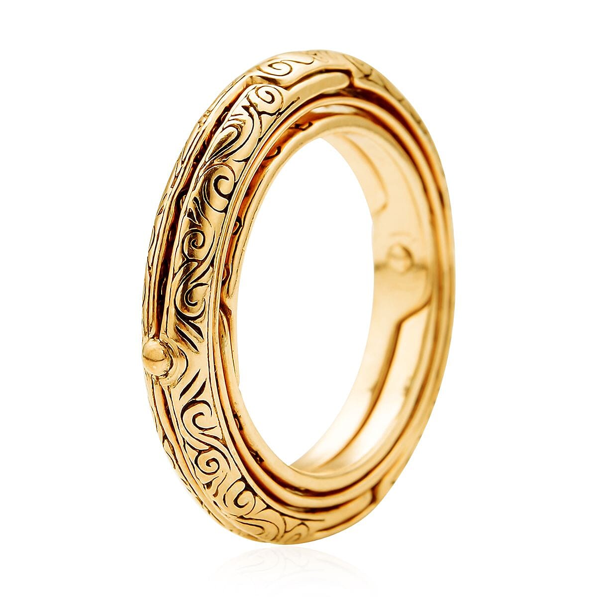 Buy 14K Yellow Gold Over Sterling Silver Astronomical Sphere