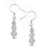 Moissanite Beaded Dangle Earrings in Rhodium Over Sterling Silver 6.70 ctw image number 0