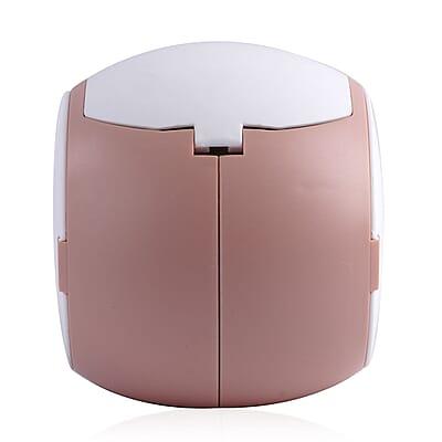 Pink Ball Shape 4 Layer Rotatable Jewelry Organizer with Mirror