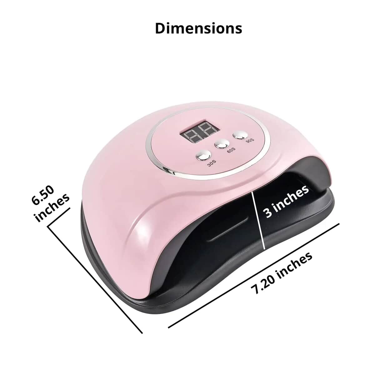 Beautech USB Nail Lamp - Pink (15 W) (Certificate: CE ROHS,FCC) | Cordless LED Nail Lamp for Nails | LED UV Nail Lamp | Advanced Nail Care Spa image number 5