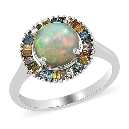 Ethiopian Welo Opal & Multi Diamond / 10 - Product card gallery slide 1 (10178578907449)