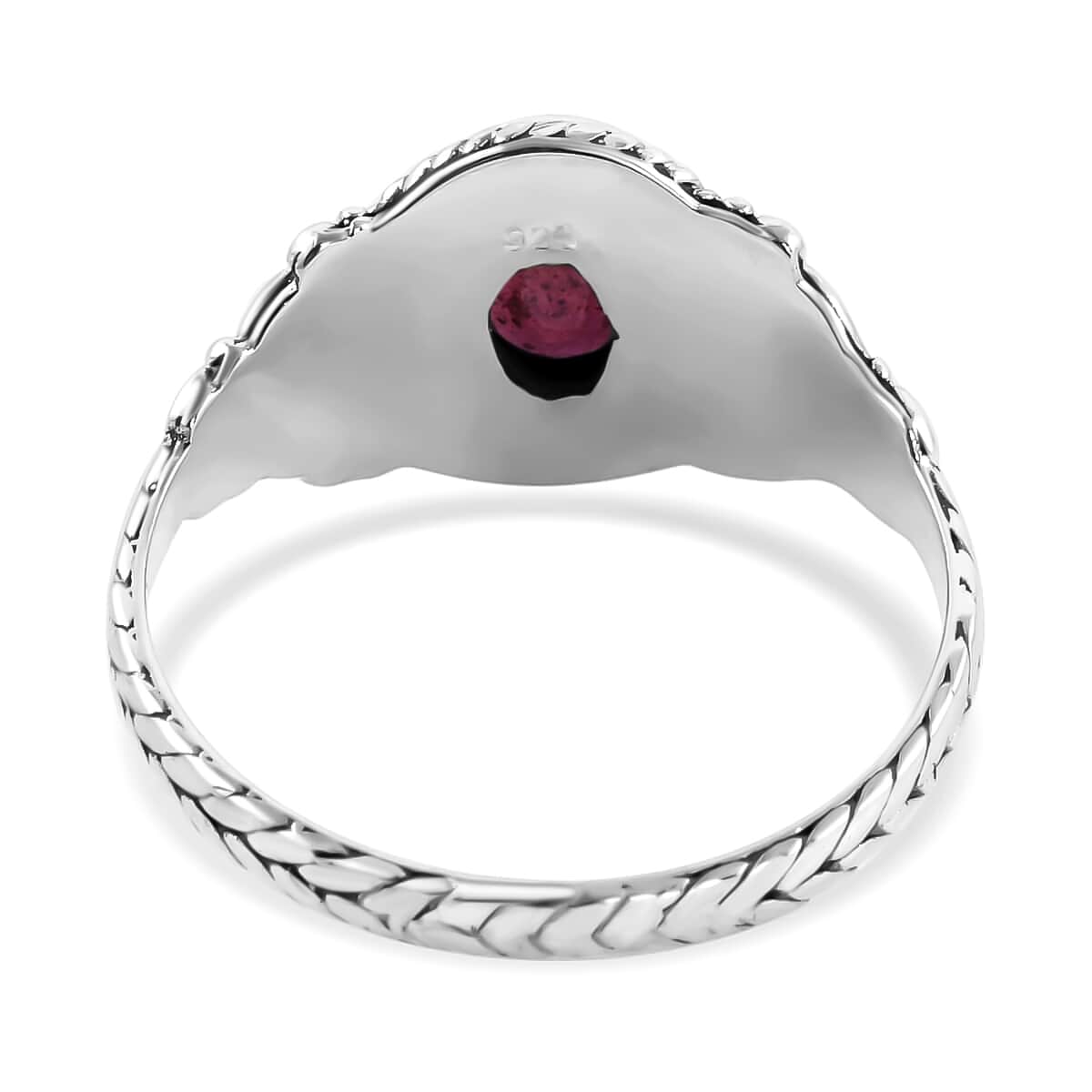 Bali Legacy Niassa Ruby (FF) 1.75 ctw Ring, Ruby Solitaire Ring, Sterling Silver Ring, Birthday Gift For Her, Engagement Ring (Size 6.00) image number 4