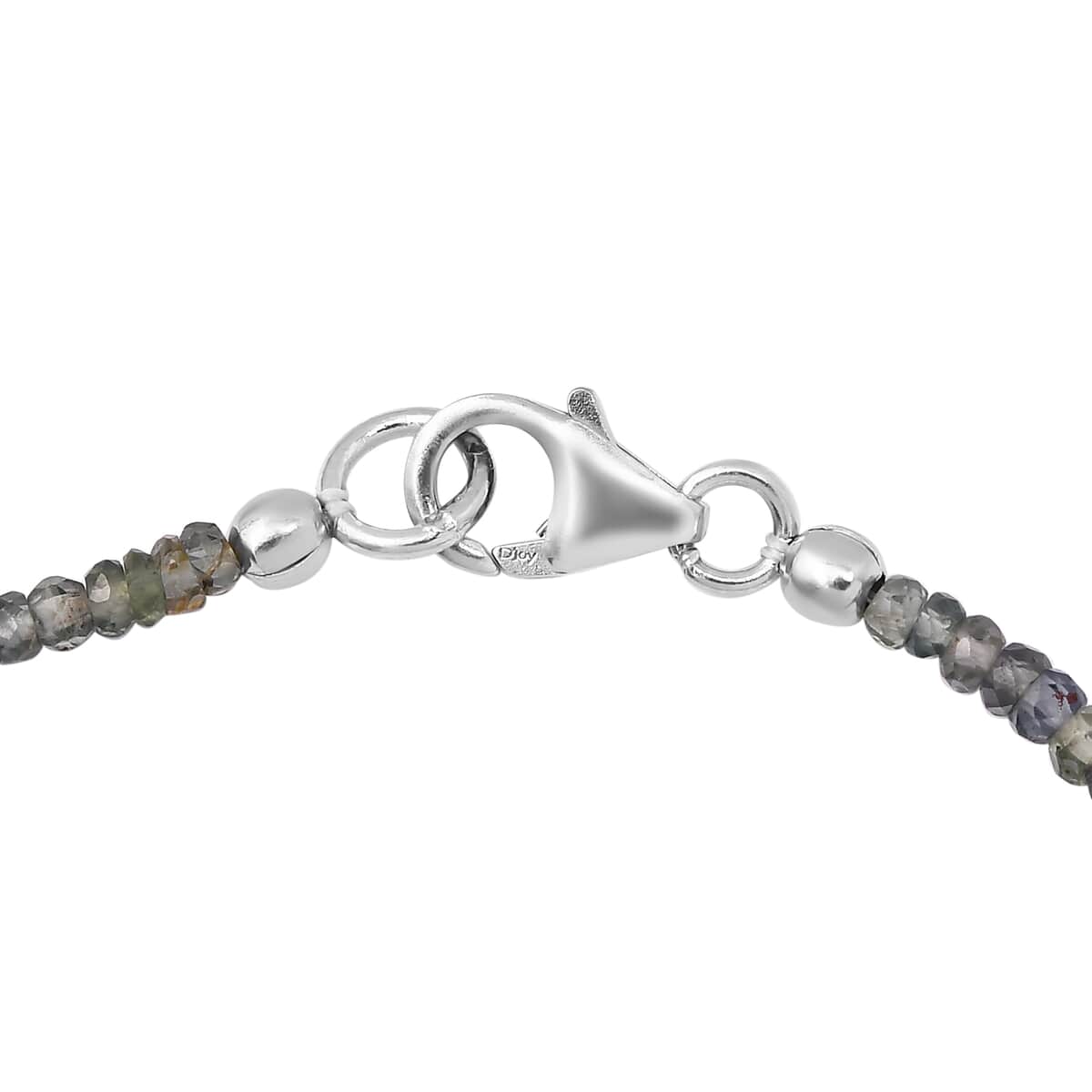 Parti Sapphire Beaded Bracelet in Platinum Over Sterling Silver (7.25 In) 13.80 ctw image number 3