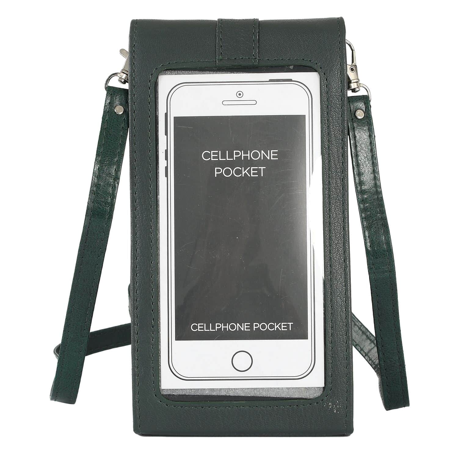 Purse with cell online phone window