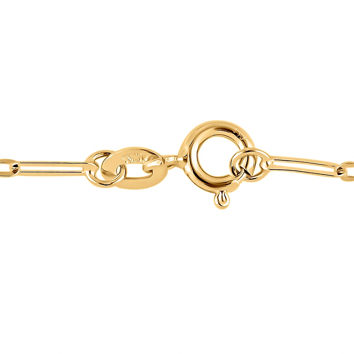 VEGAS CLOSEOUT DEAL Maestro Gold Collection Italian 10K Yellow Gold 2mm Paperclip Necklace 24 Inches 2.3 Grams image number 3