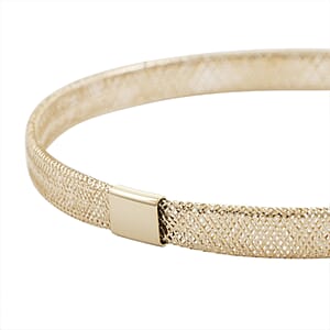 Italian 10K Yellow Gold Mesh Bracelet (7.00 In) (1.2 g)