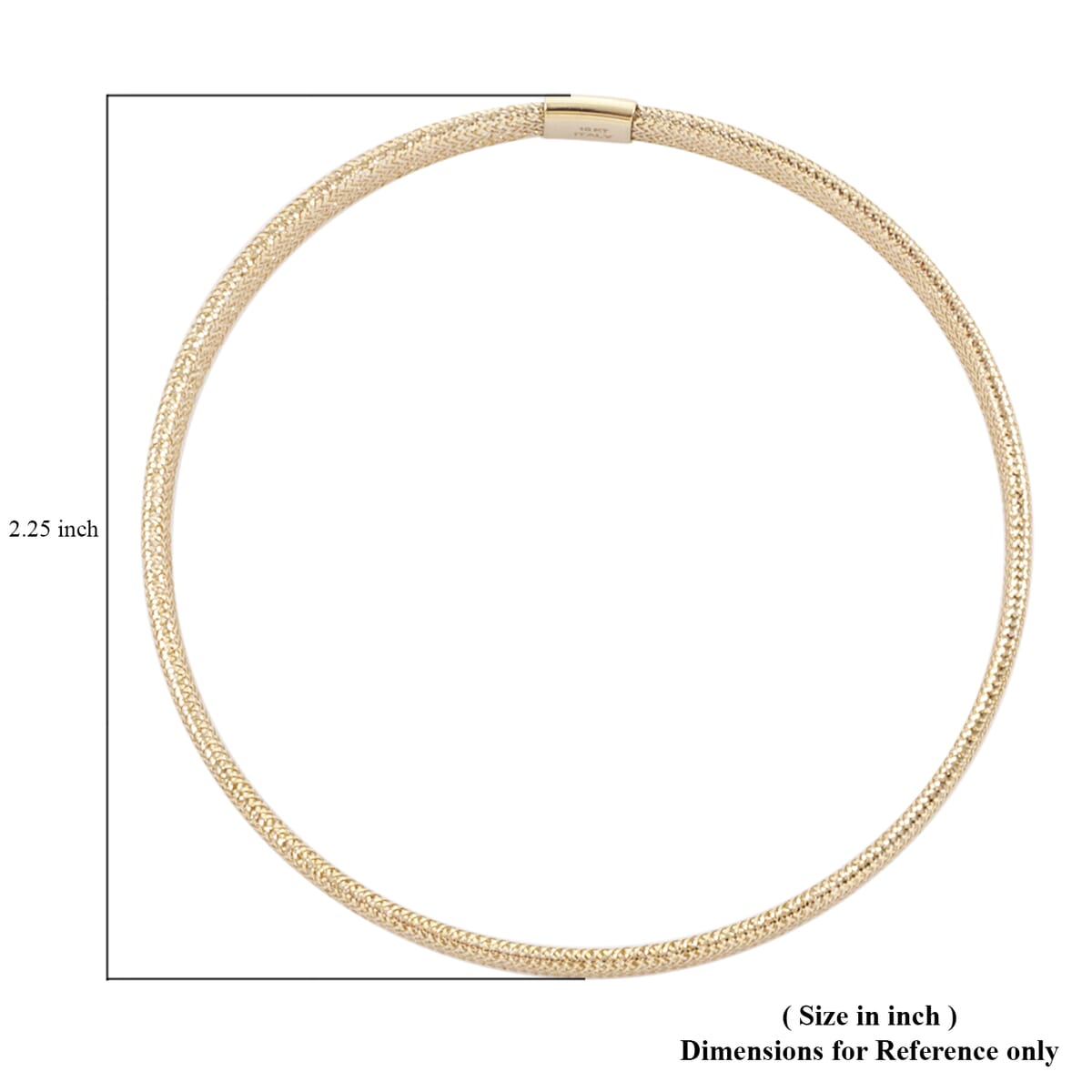 Maestro Gold Collection Italian 10K Yellow Gold Mesh Bracelet (7.00 In) (1.2 g) image number 3