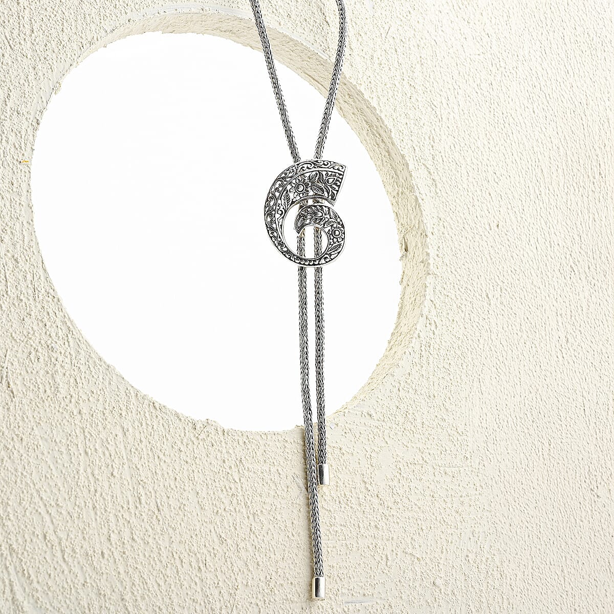 Bali Legacy Sterling Silver Lariat Necklace (20 Inches) 29.50 Grams image number 1