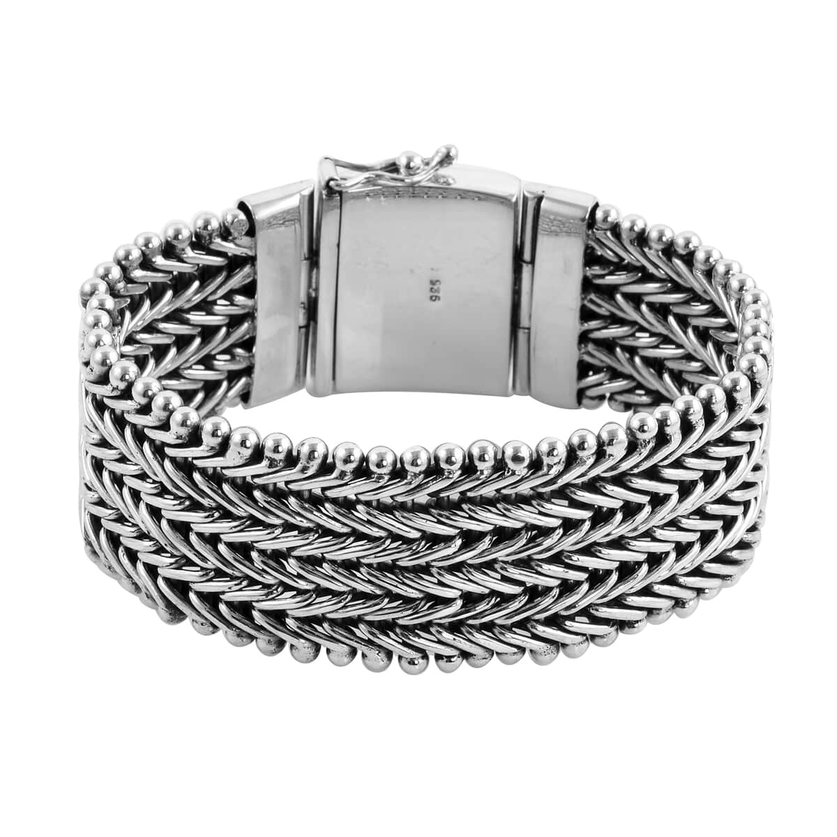 BALI LEGACY Sterling Silver Tulang Naga Multi Chain Bracelet (7.50 In) 102.40 Grams image number 0