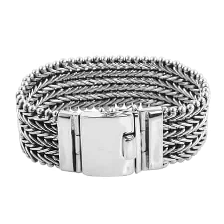 BALI LEGACY Sterling Silver Tulang Naga Multi Chain Bracelet (7.50 In) 102.40 Grams image number 2