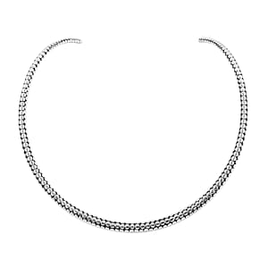Bali Legacy Sterling Silver Collar Necklace 20 Inches 21.65 Grams