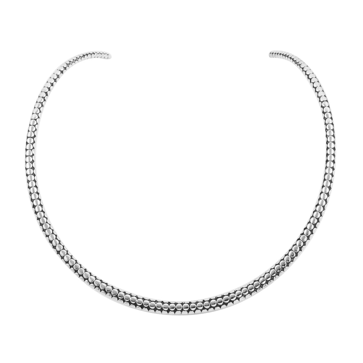 Bali Legacy Sterling Silver Collar Necklace 20 Inches 21.65 Grams image number 0