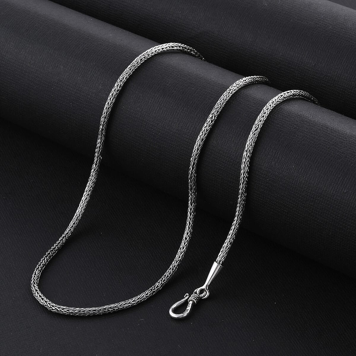 Bali Legacy Sterling Silver Tulang Naga Necklace 20 Inches 18.40 Grams image number 1