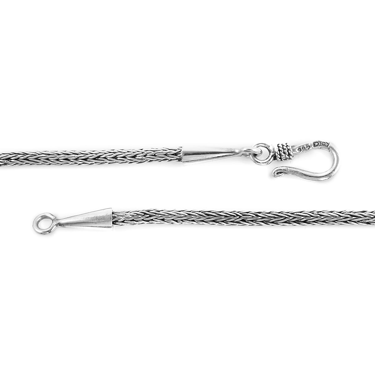 Bali Legacy Sterling Silver Tulang Naga Necklace 20 Inches 18.40 Grams image number 4