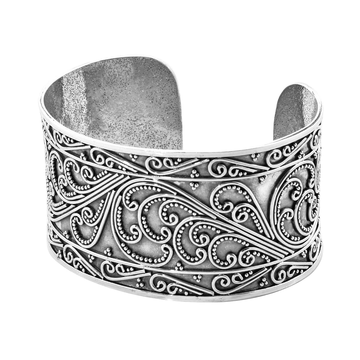 BALI LEGACY Sterling Silver Cuff Bracelet (7.50 In) 46.50 Grams image number 3