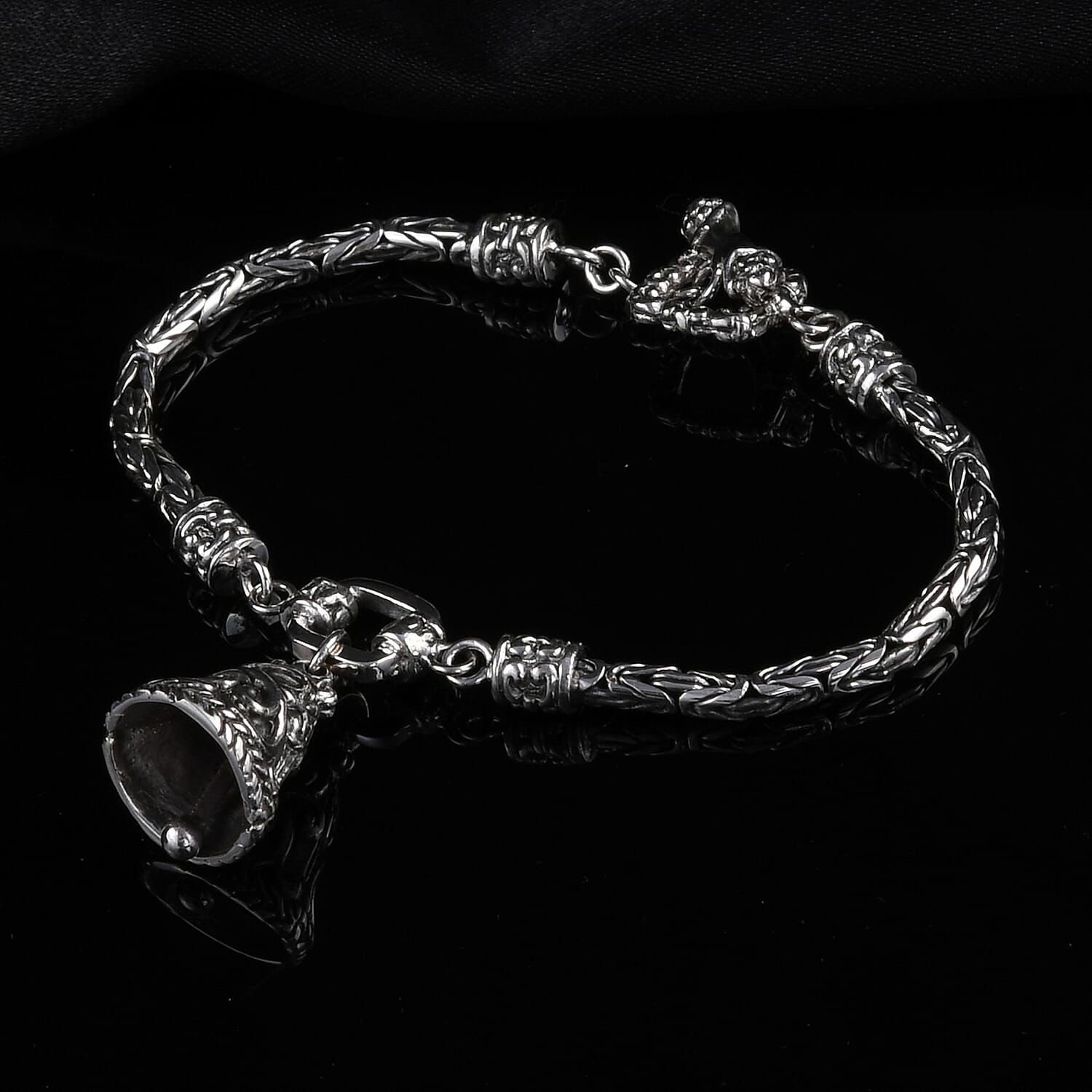 Bali Legacy Sterling Silver Borobudur Bracelet (7.50 In) 23.15 Grams