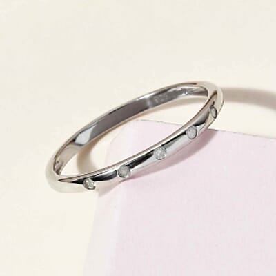 White Diamond Ring