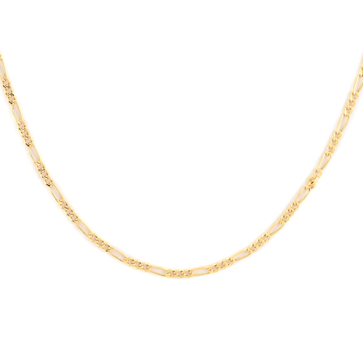 10K Yellow Gold 4mm Figaro Necklace 18 Inches 5.50 Grams image number 0