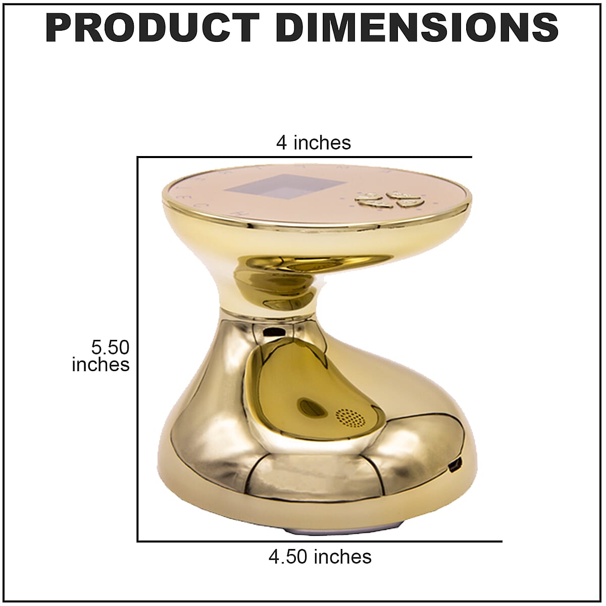 Empire Tech Gold 3D RF Ultrasound Face and Body Slimming Device by D24K , Ultrasonic Body Cavitation Machine , Body Slimming Machine image number 4