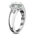 Luxoro 14K White Gold Premium Narsipatnam Alexandrite and G-H I3 Diamond Sunburst Ring (Size 9.0) 4 Grams 1.60 ctw image number 3