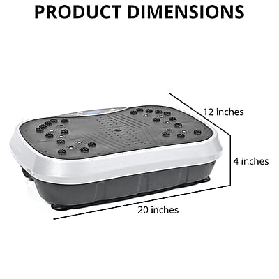 Trakk Plate Full Body Vibration Machine with Resistance Bands, Remote and Bluetooth Connection