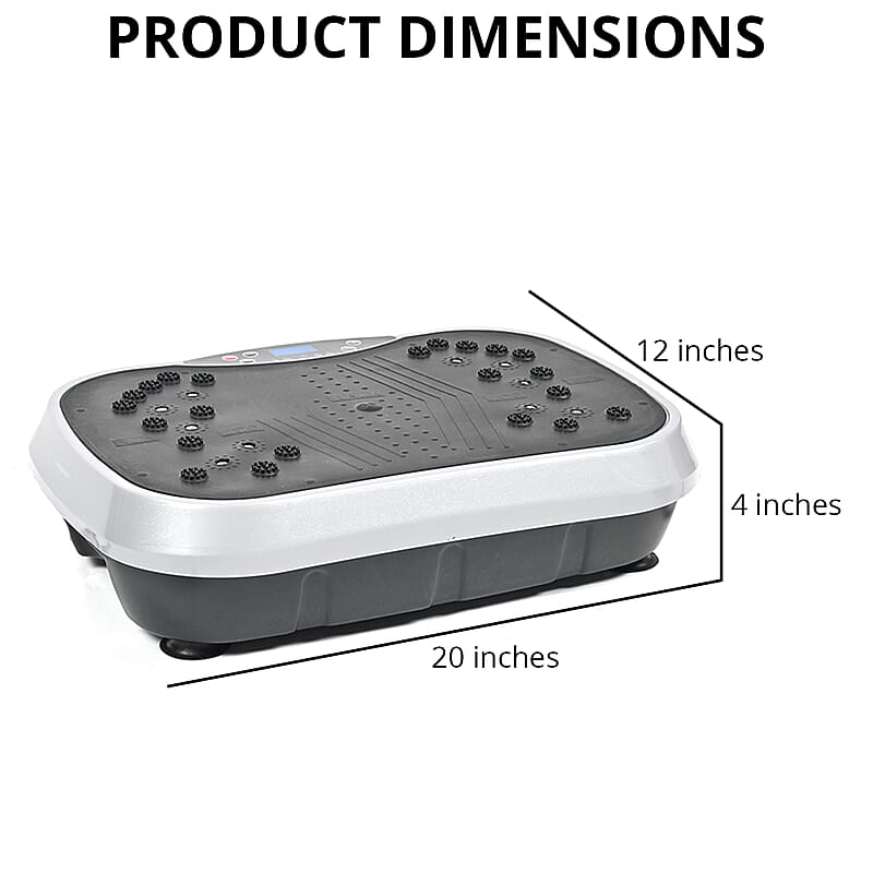 Trakk Plate Full Body Vibration Machine with Resistance Bands, Remote and Bluetooth Connection