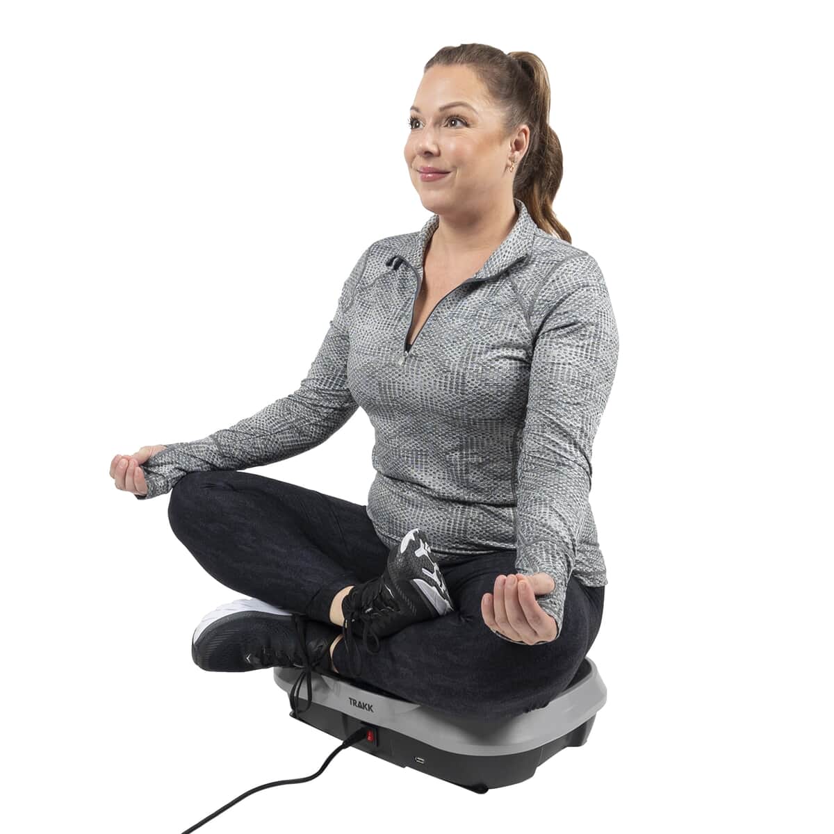 Trakk Plate Full Body Vibration Machine with Resistance Bands, Remote and Bluetooth Connection image number 5