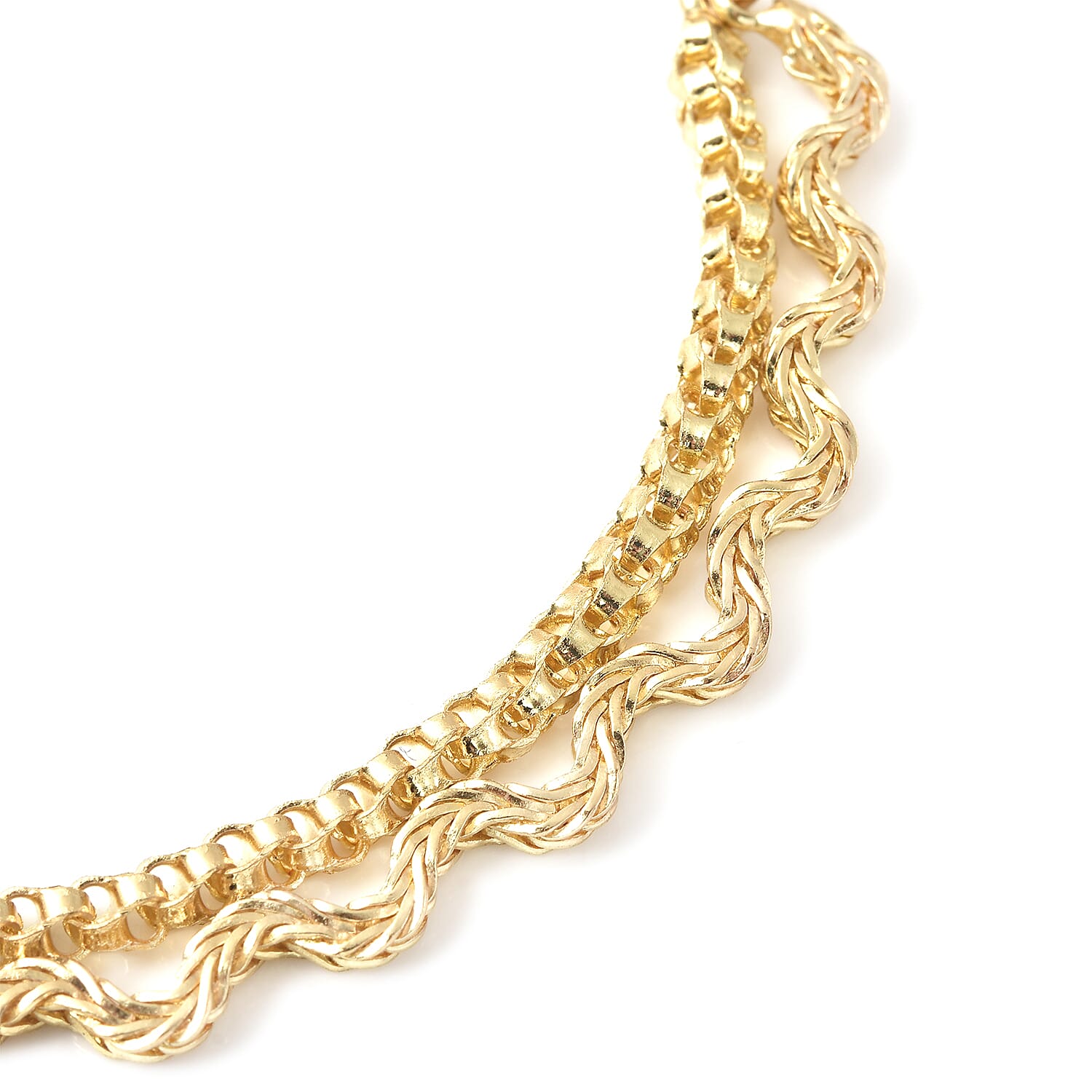 Strada Austrian Crystal Japanese Movement Bracelet Ring Watch in Goldtone