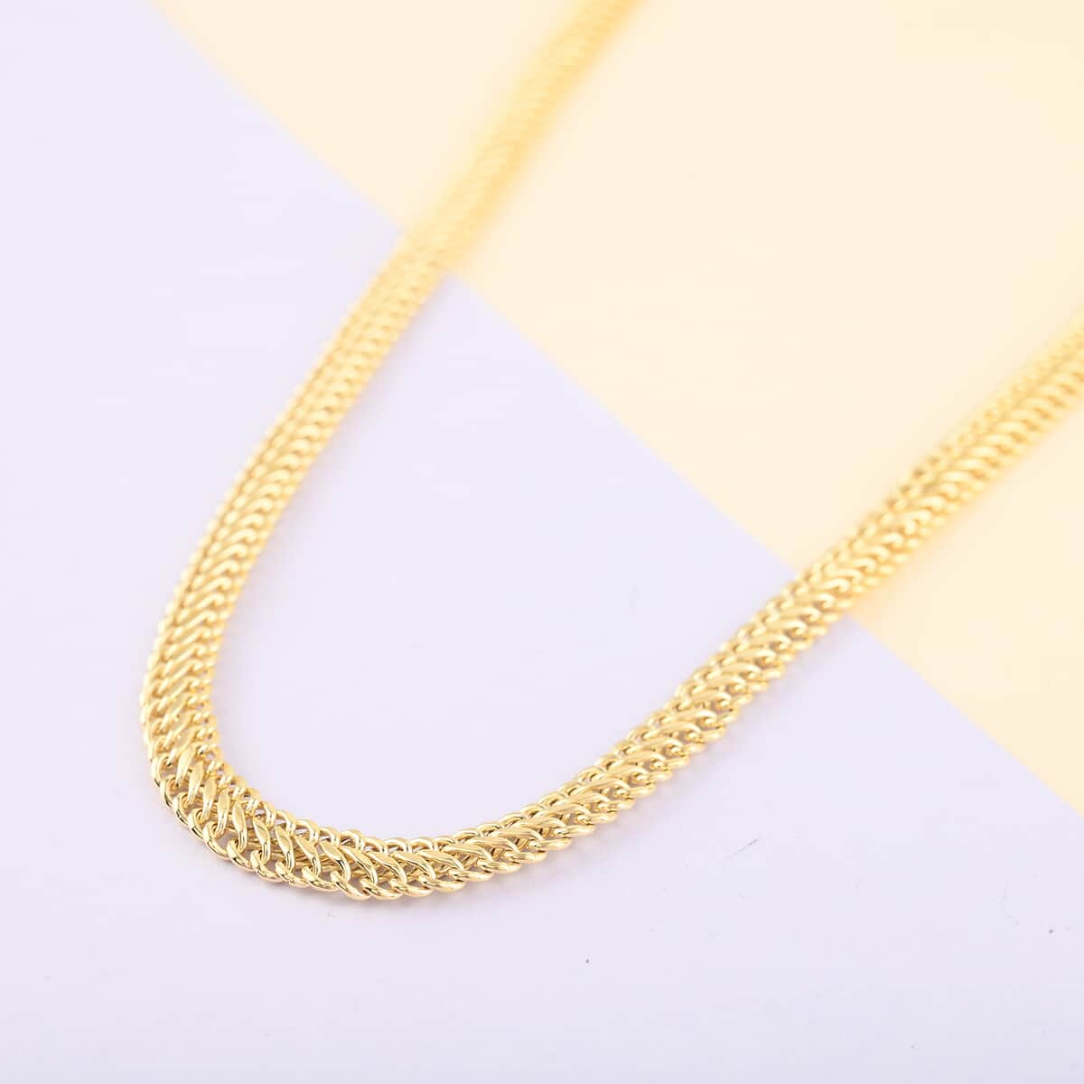 OTTOMAN TREASURE 10K Yellow Gold Vienna Necklace 20 Inches 8.8 Grams image number 1