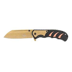 SNAKE EYE Golden Pocket Knife