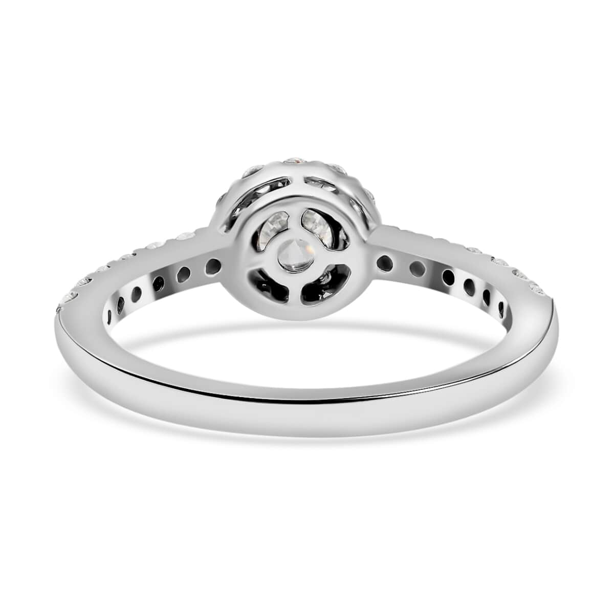RHAPSODY IGI Certified 950 Platinum Diamond E-F VS Ring (Size 8.0) 4.70 Grams 1.00 ctw image number 4