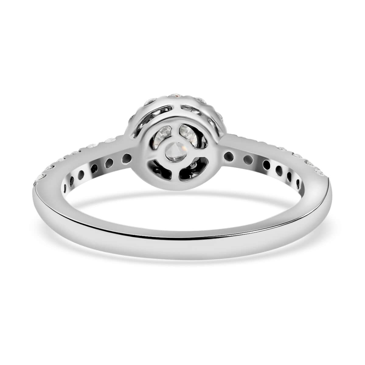 Rhapsody IGI Certified 950 Platinum E-F VS Diamond Ring (Size 9.0) 4.70 Grams 1.00 ctw image number 4
