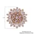 Natural Pink Diamond I3 Sunburst Earrings in Vermeil Rose Gold Over Sterling Silver 0.50 ctw image number 4