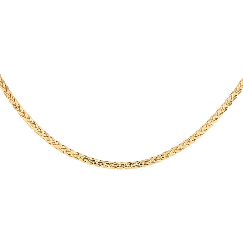OTTOMAN TREASURE 2.7mm Spiga Necklace in 18K Yellow Gold 7.50 Grams 20 Inches
