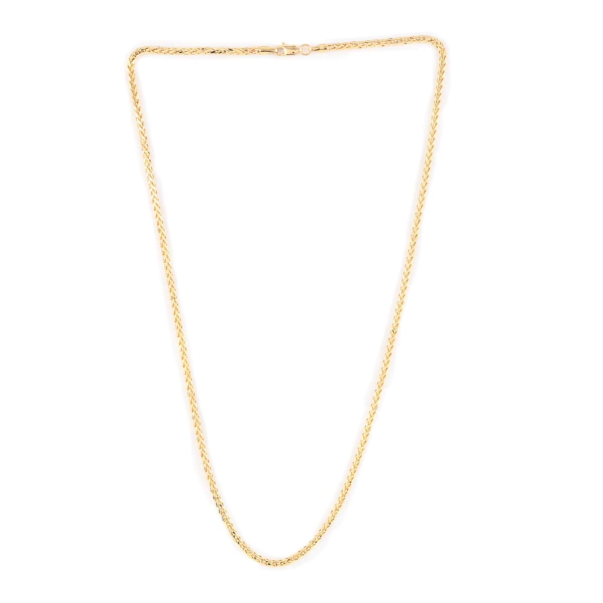 OTTOMAN TREASURE 18K Yellow Gold 2.7mm Spiga Necklace 20 Inches 7.50 Grams image number 2
