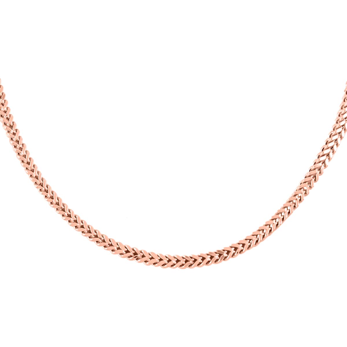 OTTOMAN TREASURE 10K Rose Gold 2.7mm Spiga Necklace 20 Inches 5 Grams image number 0