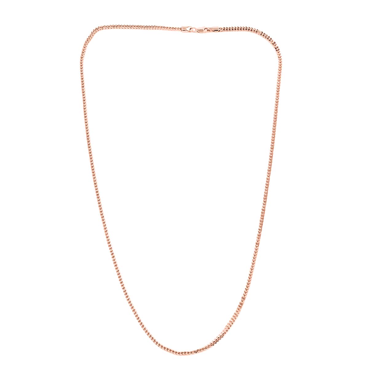 OTTOMAN TREASURE 10K Rose Gold 2.7mm Spiga Necklace 20 Inches 5 Grams image number 2