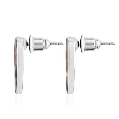Marvel Spider-Man Red Enamel Face Stud Earrings in Silvertone
