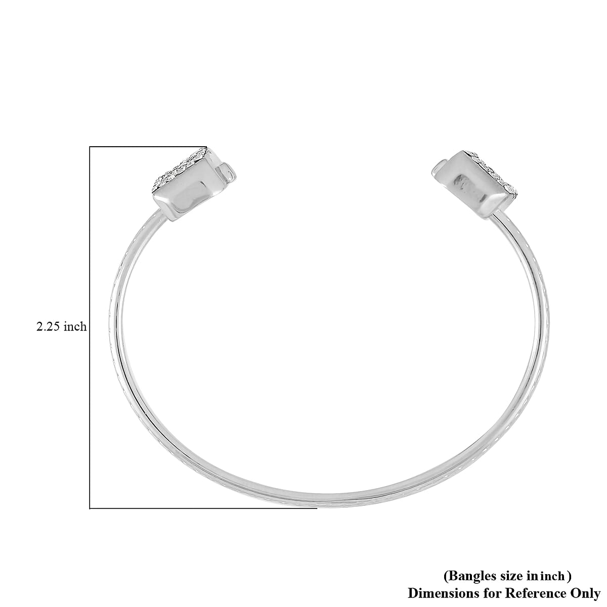 MARVEL Simulated Diamond Thor Crystal Hammer Cuff Bracelet in Silvertone (6.25 In) image number 3