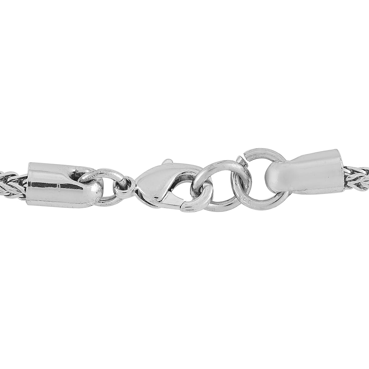 MARVEL Simulated Diamond Thor Dangle Crystal Hammer Necklace 18 Inches in Silvertone