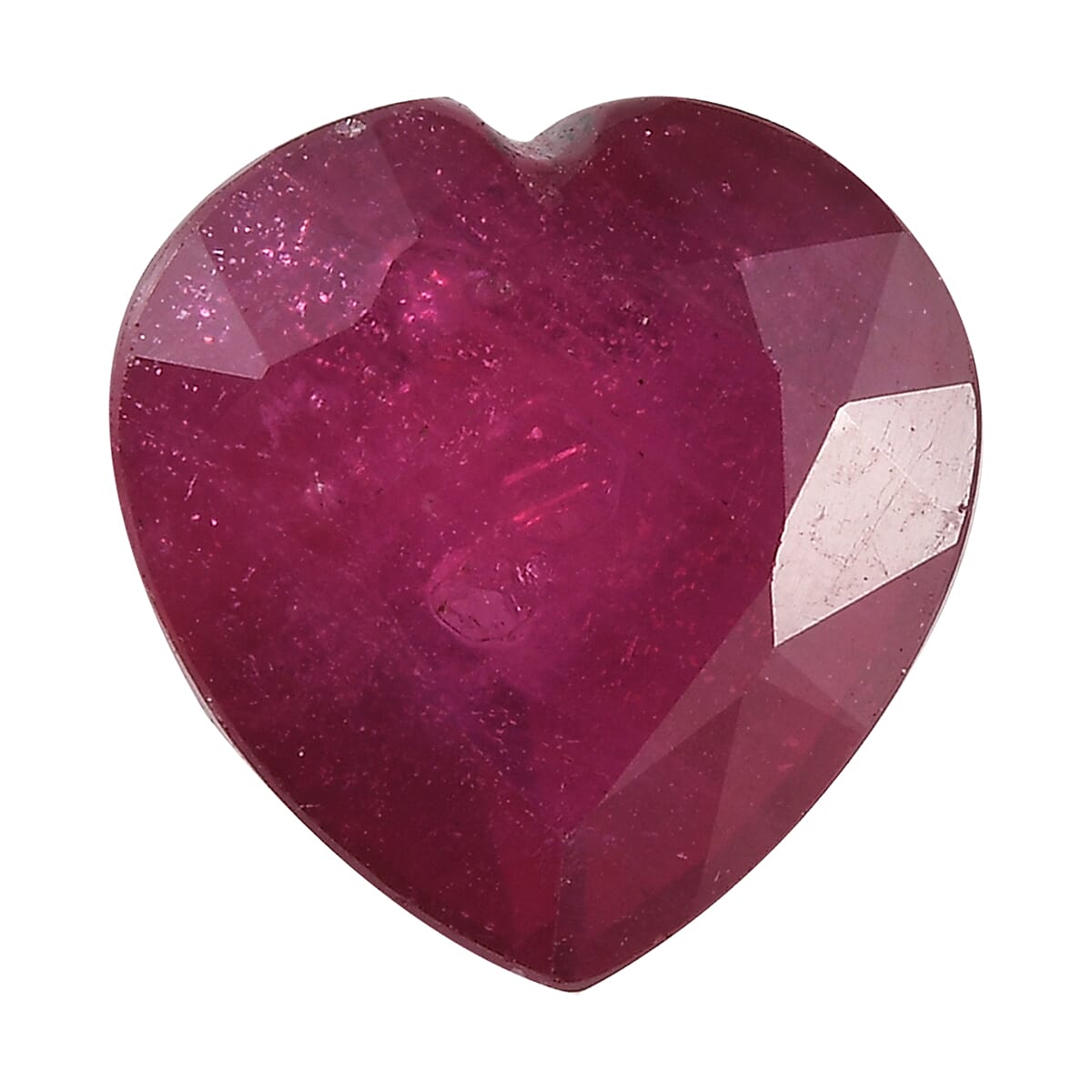 Niassa Ruby (FF) (Hrt 10 mm) 4.74 ctw Loose Gemstone