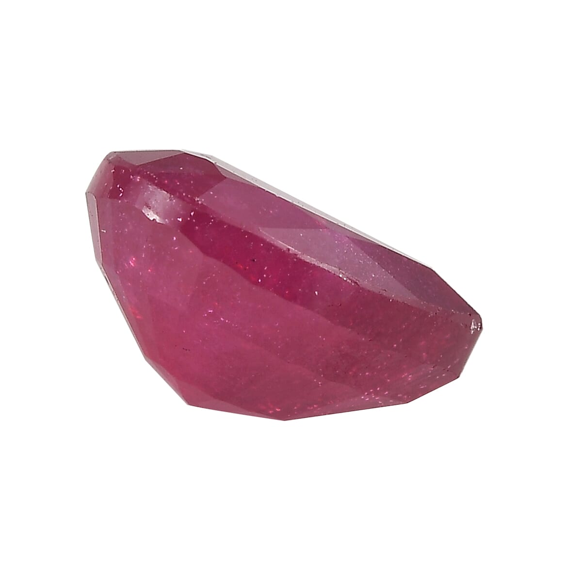 Niassa Ruby (FF) (Hrt 10 mm) 4.74 ctw Loose Gemstone