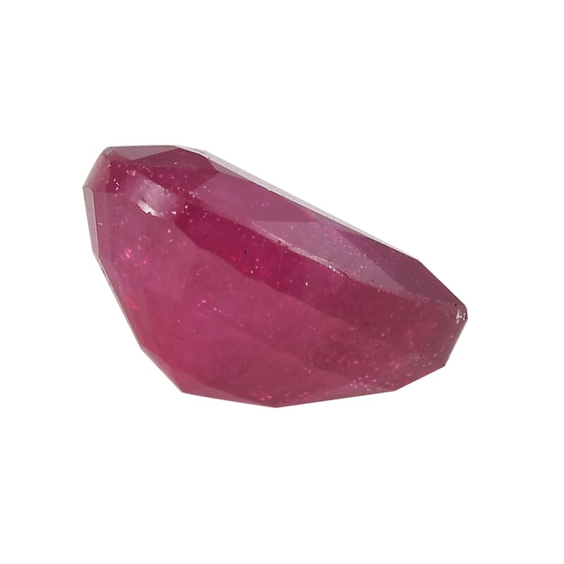 Niassa Ruby (FF) (Hrt 10 mm) 4.74 ctw Loose Gemstone