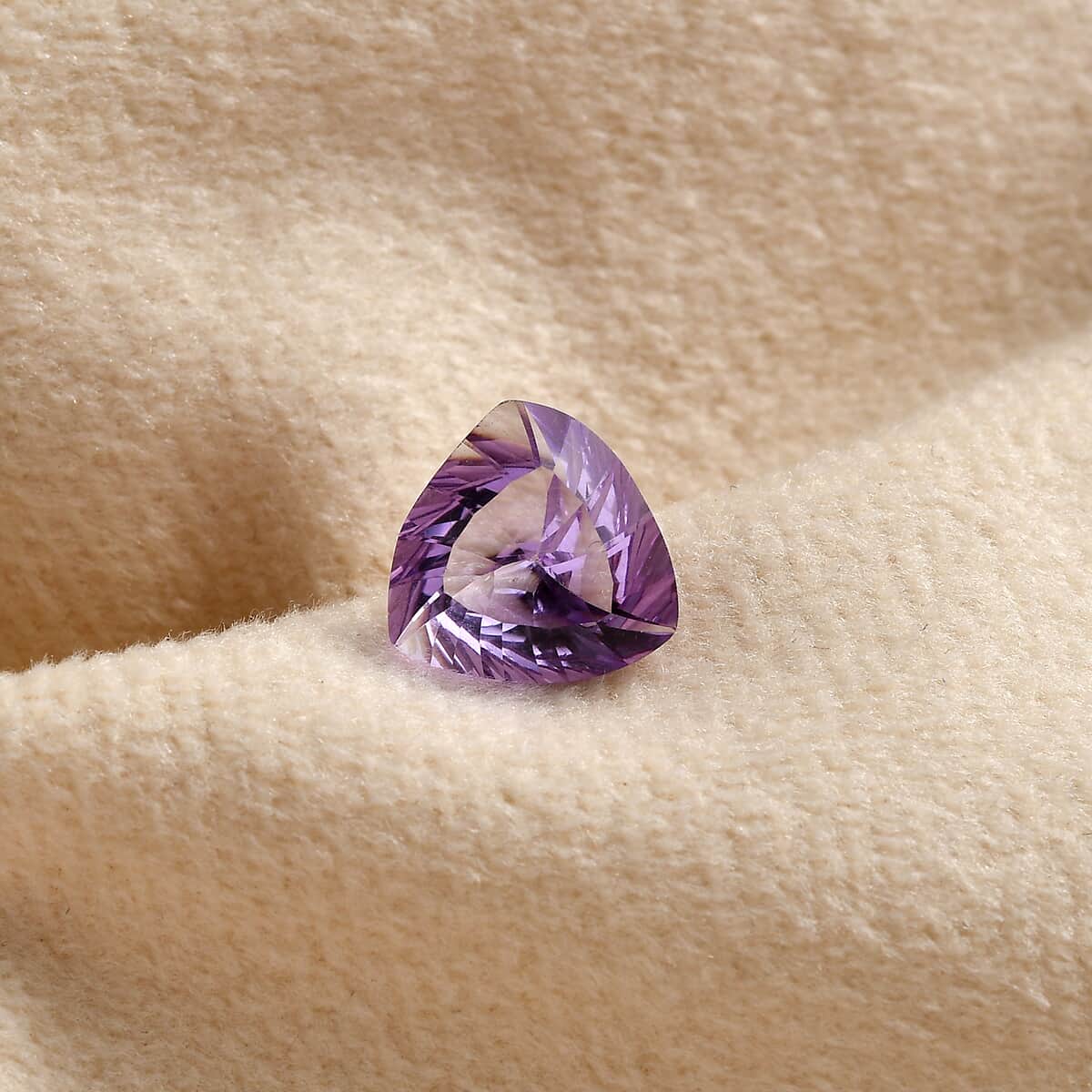 Rose De France Amethyst (Trl 10 mm) 2.19 ctw Loose Gemstone image number 1