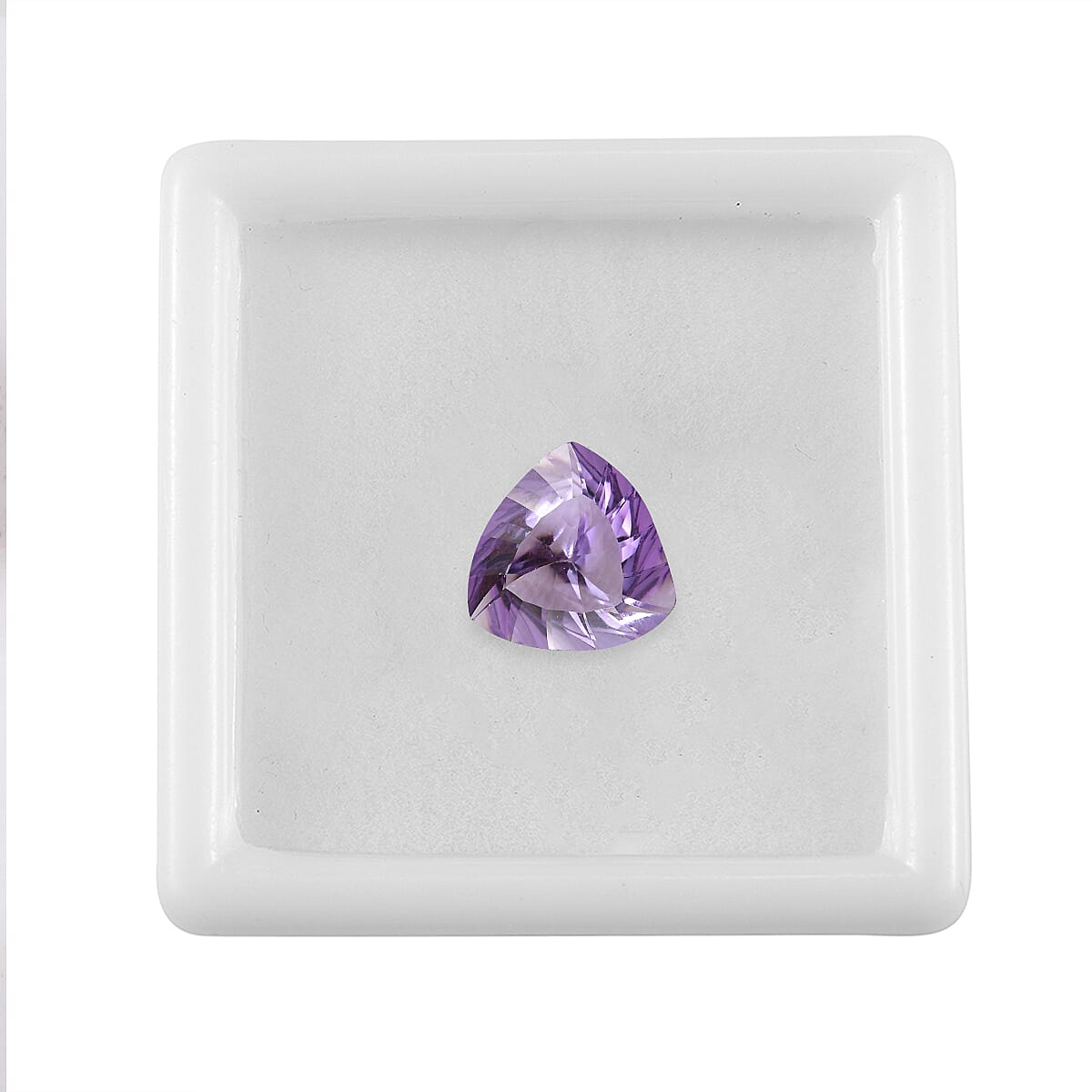 Rose De France Amethyst (Trl 10 mm) 2.19 ctw Loose Gemstone